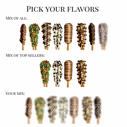 15, 25, or 50 Pretzels